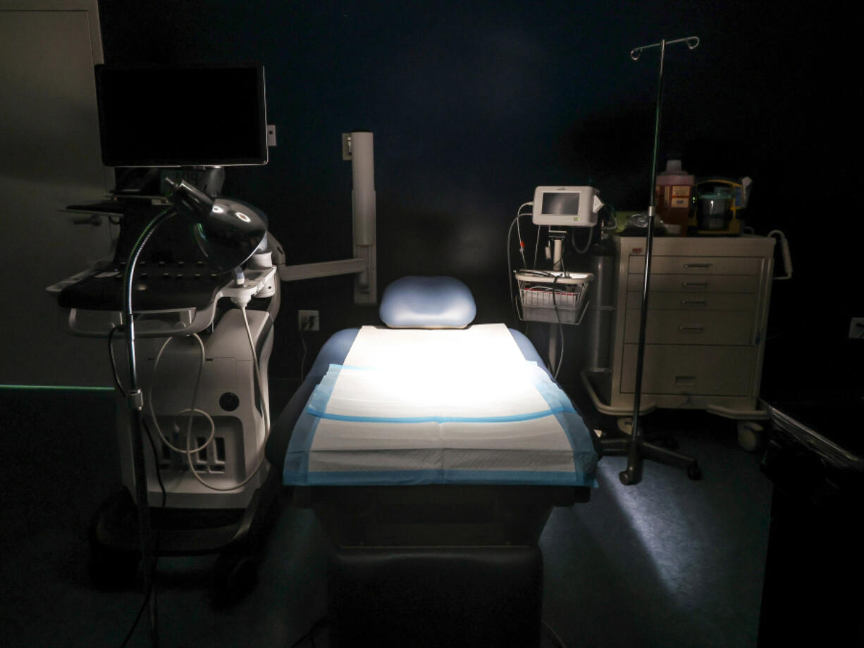 A surgical abortion room at Equity Clinic in Champaign, Illinois, on May 21, 2023.