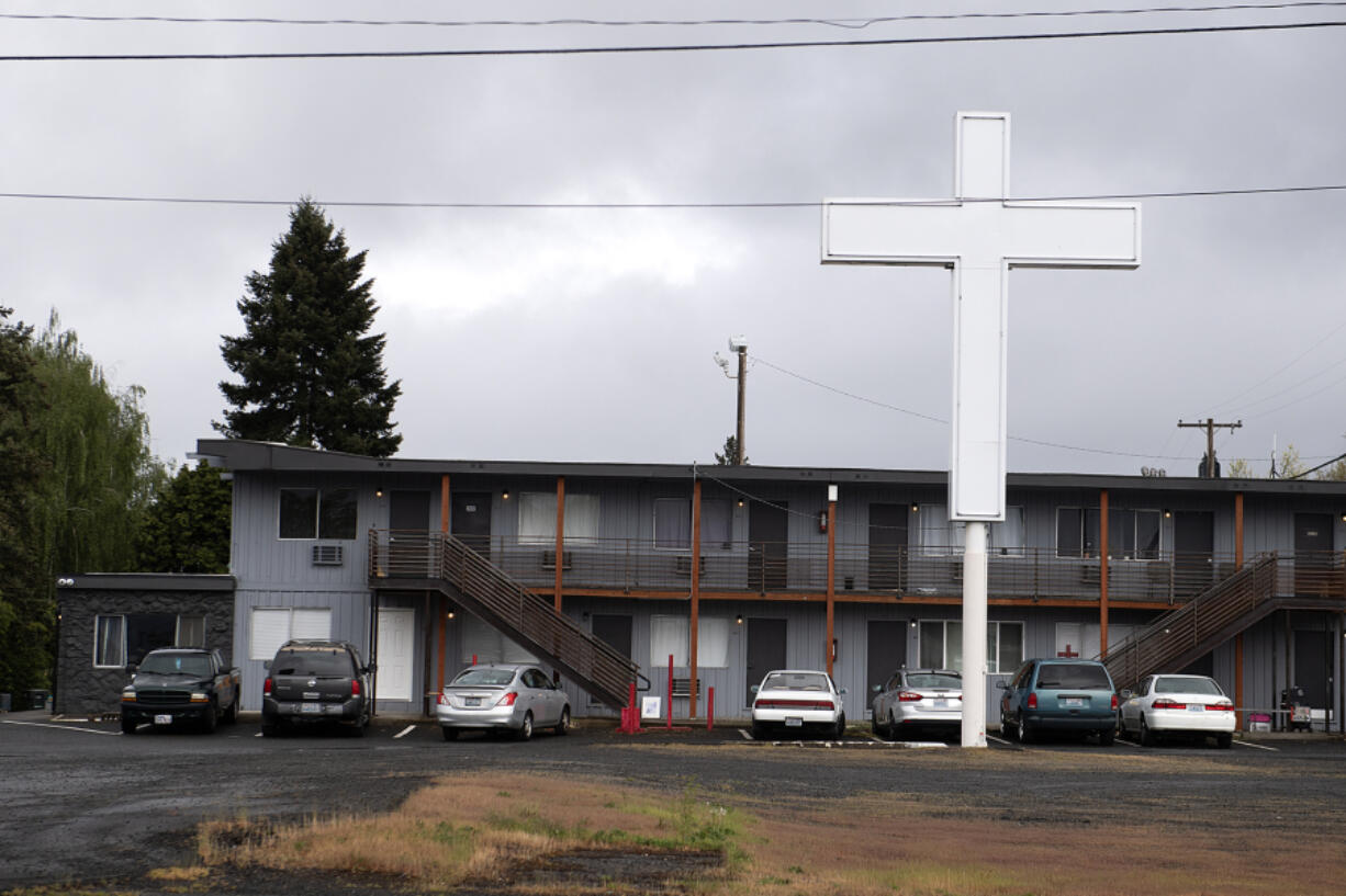 Lumen Fidelis began overseeing the Hazel Dell motel property once occupied by Kasper Recovery Housing. Lumen Fidelis is seeking $130,000 from the Clark County Council to add a mobile laundry and kitchen facility to the site.