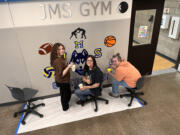 Jemtegaard Middle School students created a mural this spring, designed by Aubrey Gale, to represent school pride.