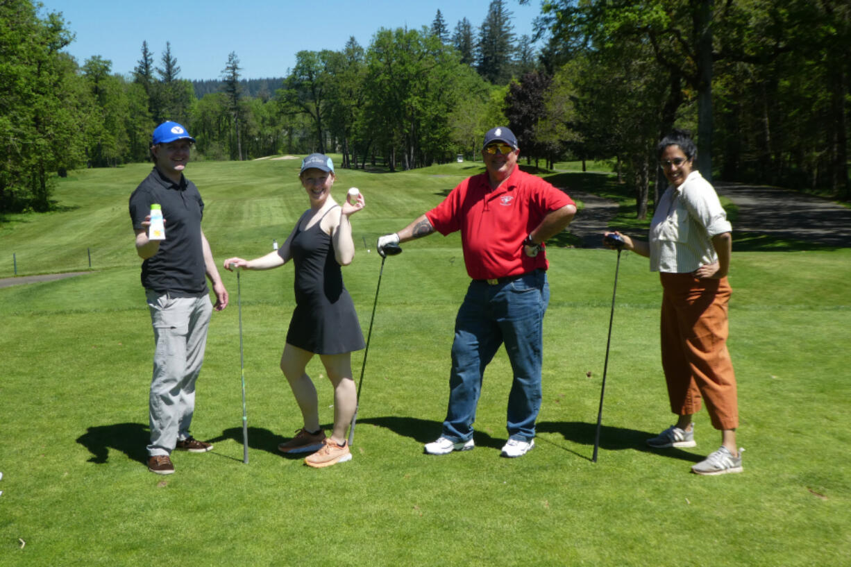 More than 80 golfers teed off at the 32nd Annual SW Washington Kiwanis &amp; RE/MAX Golf Tournament at Camas Meadows.