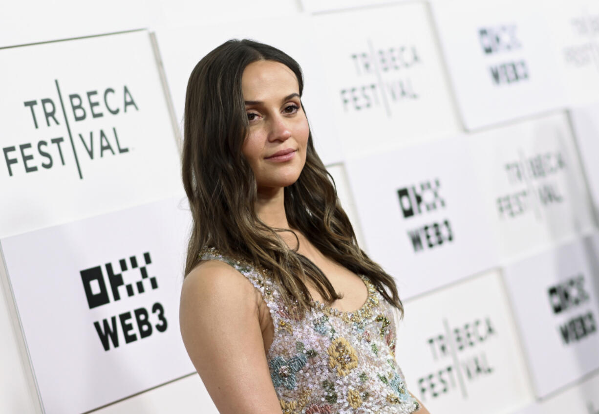 Alicia Vikander attends the &ldquo;Firebrand&rdquo; premiere during the Tribeca Festival at BMCC Tribeca Performing Arts Center on Tuesday, June 11, 2024, in New York.