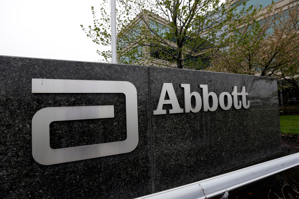 FILE - A sign at an Abbott Laboratories campus facility is displayed, April 28, 2016, in Lake Forest, Ill. A report released on Thursday, June 13, 2024, says the U.S. Food and Drug Administration took more than 15 months to act on a whistleblower complaint it received about conditions at an Abbott Nutrition factory that was at the center of a nationwide shortage of infant formula. (AP Photo/Nam Y.