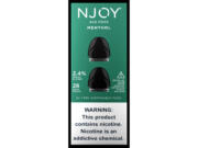 This image provided by NJOY in 2024 shows packaging for the company's menthol-flavored electronic cigarette product. On Friday, June 21, 2024, the Food and Drug Administration authorized the first menthol-flavored electronic cigarettes for adult smokers, the government’s strongest indication yet that vaping flavors can reduce the harms of traditional tobacco smoking. The FDA said it authorized four menthol e-cigarettes from NJOY, the vaping brand recently acquired by tobacco giant Altria, which also makes Marlboro cigarettes.