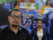 Antonio Valle, left, and wife, Brenda, stand for a photo after an interview with The Associated Press in Los Angeles, Tuesday, June 18, 2024. Both were born in Mexico. Antonio Valle has been a U.S. citizen since 2001. Brenda Valle came to the U.S. with her family when she was 3 years old and will now be eligible for legal status under Biden&rsquo;s new plan. She is a DACA recipient and has worried every two years whether it would get renewed. Their sons are U.S. citizens. (AP Photo/Jae C.