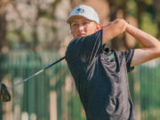 Utah Valley freshman Dane Huddleston, a Woodland High grad, leads the Royal Oaks Invitational after the first round on Friday, June 7, 2024.