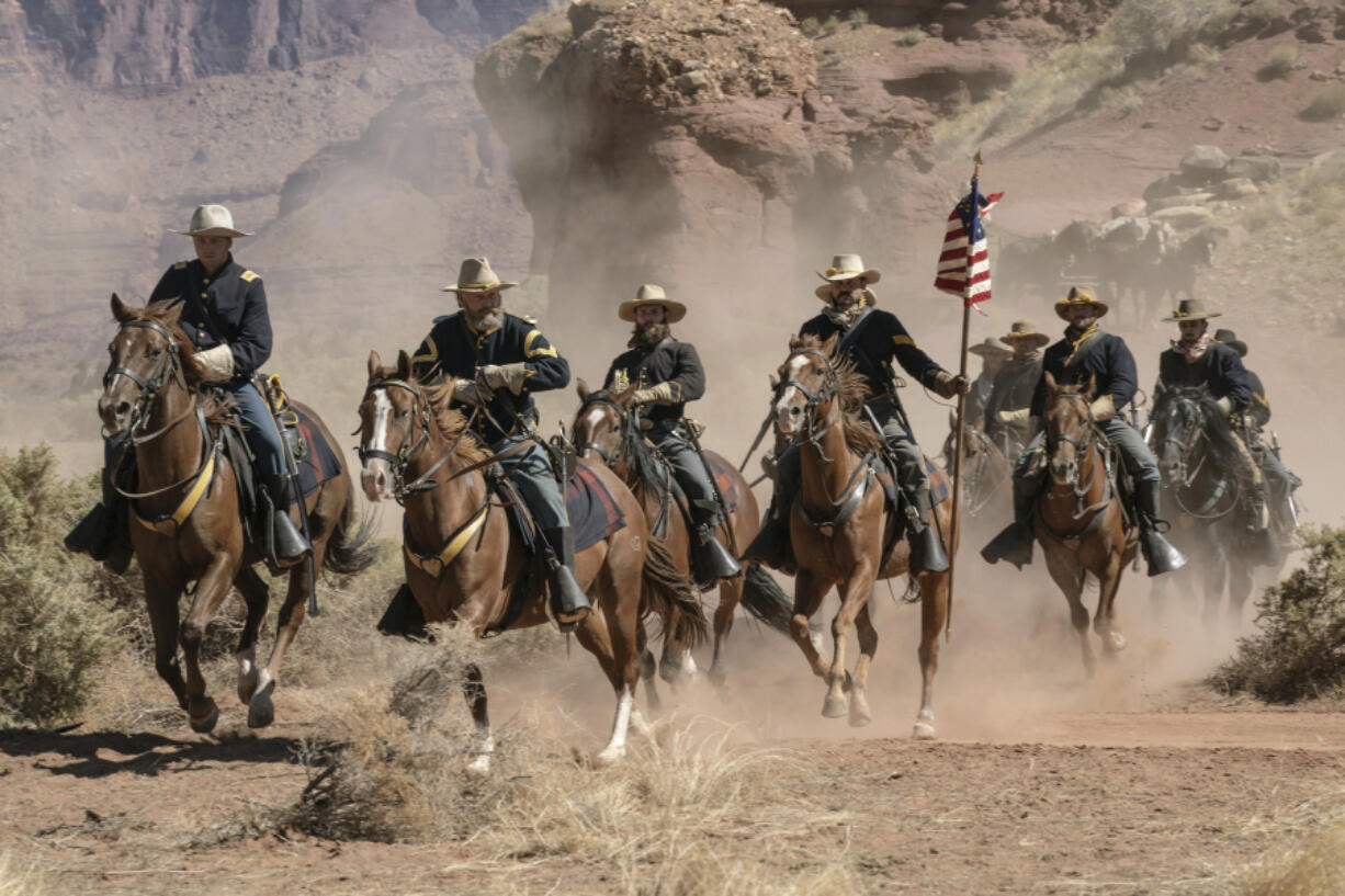This image released by Warner Bros. Pictures shows a scene from &ldquo;Horizon: An American Saga-Chapter I.&rdquo; (Warner Bros.