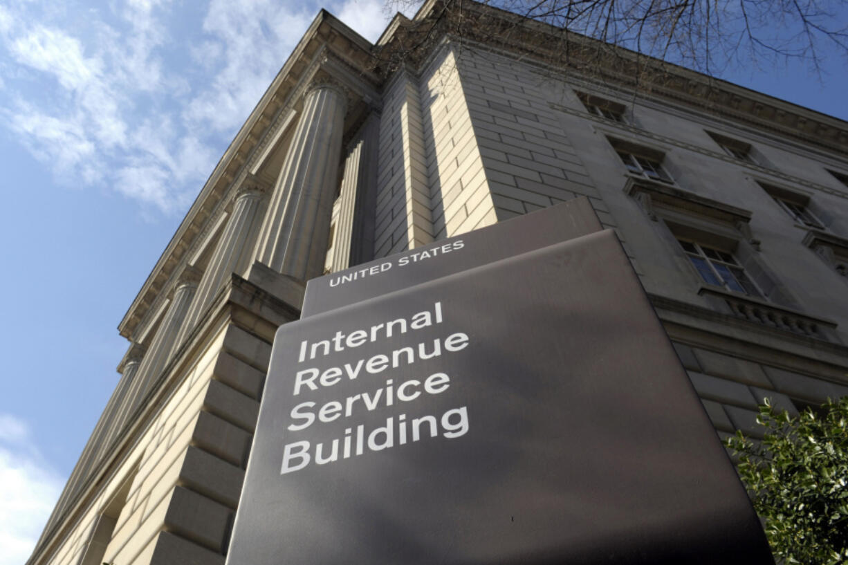 FILE - Tthe exterior of the Internal Revenue Service (IRS) building in Washington, on March 22, 2013.