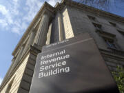 FILE - Tthe exterior of the Internal Revenue Service (IRS) building in Washington, on March 22, 2013.