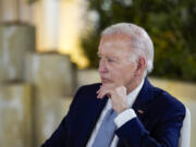 U.S. President Joe Biden participates in a working session with world leaders during a G7 summit at Borgo Egnazia, Italy, Thursday, June 13, 2024.