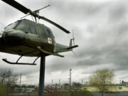 The manager of Salmon Creek American Legion Post 176, known for the Vietnam-era Bell UH-1 Huey Medivac helicopter mounted outside, is facing theft charges for transferring more than $150,000 from Legion accounts to her personal account. The Huey was moved to the Vancouver VA campus.