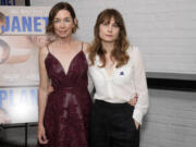 Julianne Nicholson, left, and Annie Baker attend a screening of &ldquo;Janet Planet&rdquo; at Metrograph on June 11 in New York.