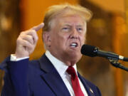 FILE - Former President Donald Trump speaks during a news conference at Trump Tower, May 31, 2024, in New York. Trump has had plenty to say since his hush money trial conviction last week. What he hasn&#039;t done is utter any variation of the words that might benefit him most come sentencing time next month: &quot;I&#039;m sorry.