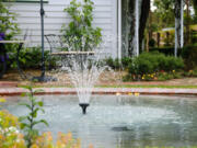 Outdoor fountains offer a unique centerpiece for your yard.