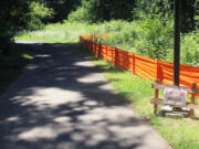 The city of Washougal recently repaired damage to signage and safety fencing at Jemtegaard Trail caused by vandalism in March and April.