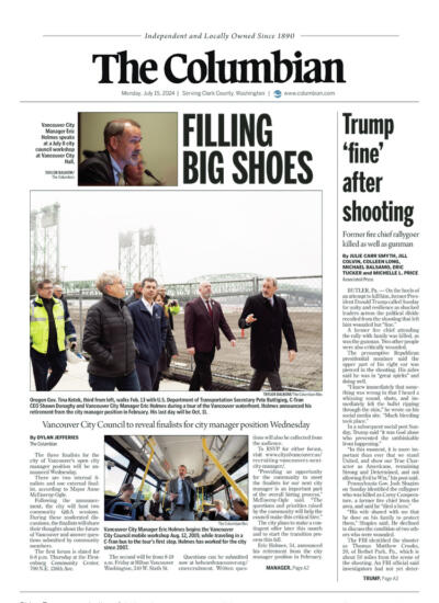 preview of today's front page