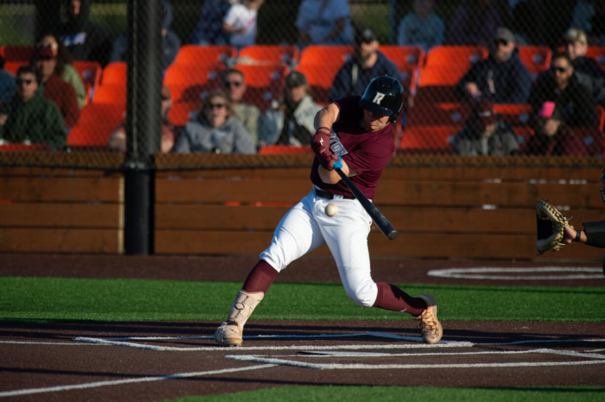 Ridgefield Raptors outfielder Ryder Cutlip was the top-ranked high school baseball player in Idaho last spring. He will play college baseball at Gonzaga after this summer.