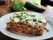 With a loaf pan and some sauce, it&rsquo;s easy to turn summer&rsquo;s zucchini into a cheesy lasagna.