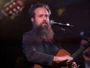 Singer Sam Beam of Iron and Wine performs Jan. 25, 2020, at The Troubadour in Los Angeles.