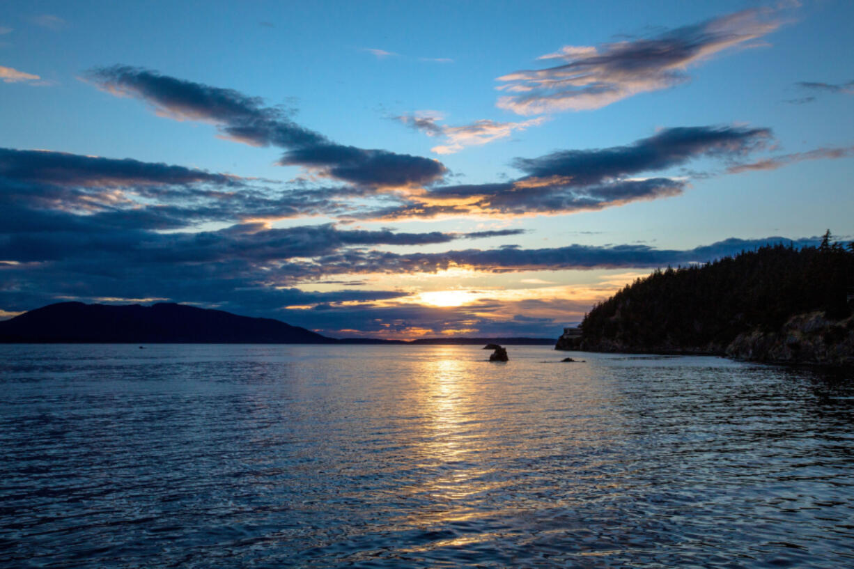 Chuckanut Bay Sunset - Washington State