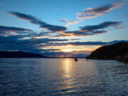 Chuckanut Bay Sunset - Washington State