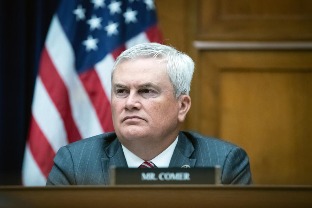 Rep. James Comer (R-KY) listens to testimony from Dr. Anthony Fauci, former Director of the National Institute of Allergy and Infectious Diseases, during a hearing of the House Select Committee on the Coronavirus, Washington, DC, June 3, 2024.  Fauci was to many, the public face of government response to the coronavirus and a frequent target of Republican lawmakers&rsquo; ire arising from the shutdown.