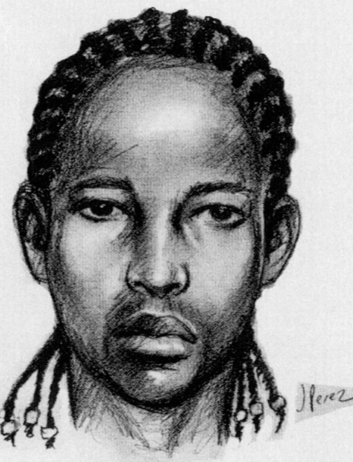 Police released a sketch of a suspect in the shooting of Officer Brian Groves on July 5th, 2012.