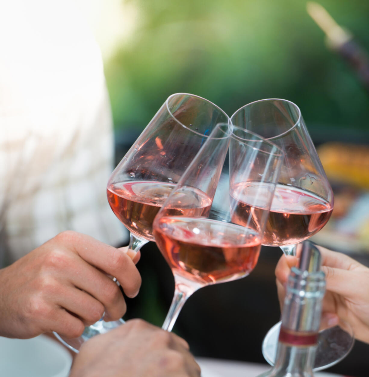 Chilled pink wine on a hot summer night is still the Instagram symbol of summer.