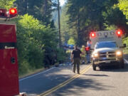 The Clark County Sheriff&rsquo;s Office responded to an injury crash on Lucia Falls Road on Tuesday morning.