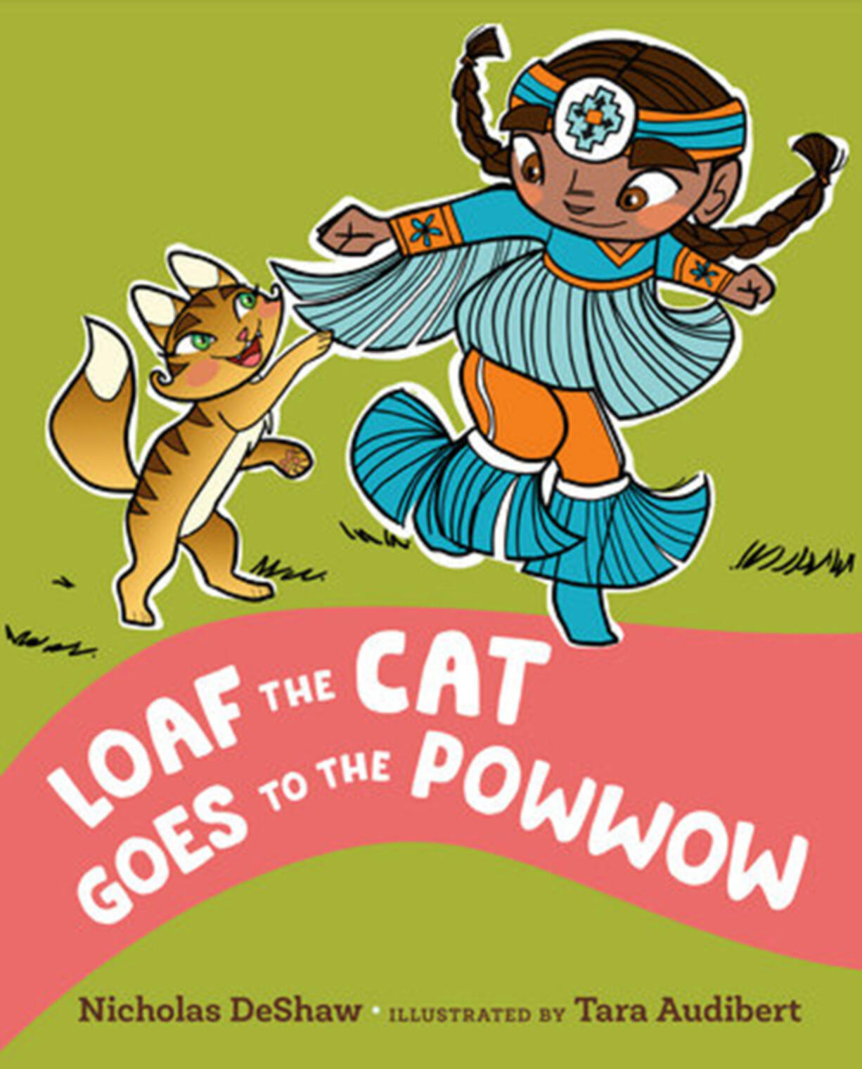 Loaf the Cat Goes to the Powwow, by Nicholas DeShaw and illustrated by Tara Audibert, is neatly summed up by its title. The St. Paul writer&rsquo;s picture book is about a stowaway cat that gets to experience a powwow while readers learn about the musicians, grass dancers and storytellers there.