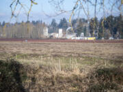 The site of the proposed Prologis Park mega warehouse is seen Feb. 15, 2023, off La Frambois Road in the Fruit Valley neighborhood. After the project gained city of Vancouver approval, at least two neighborhood associations are planning to appeal the city&rsquo;s decision.