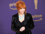 Reba McEntire arrives on the red carpet for the 59th Academy of Country Music Awards on May 16 at the Star in Frisco, Texas.