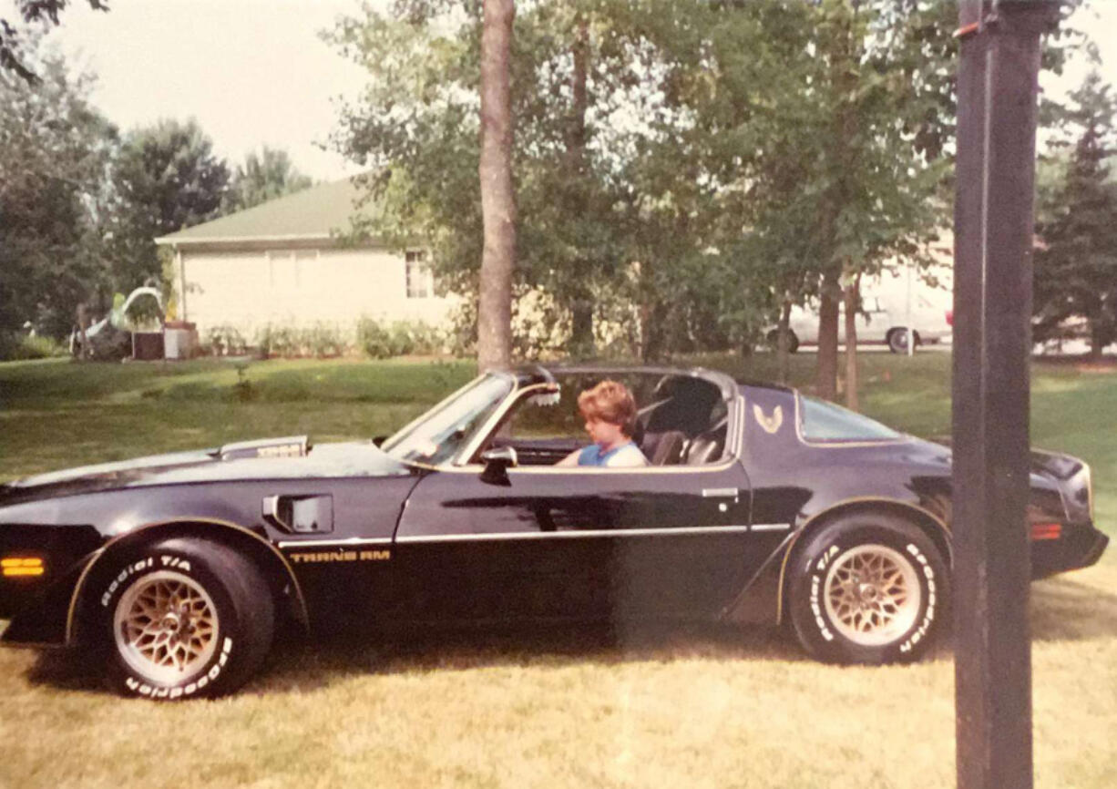 A young Joe Gransden&rsquo;s circa 1988 in his beloved Trans Am.