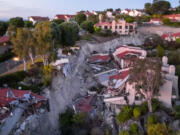 Homes in Rolling Hills Estates continued to slide downhill months after a hillside below them gave way in 2023.