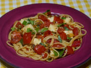 Caprese Spaghetti Pasta Salad.