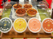 Both vegan and gluten-free, Aaji&rsquo;s Tomato Lonsa is made with fresh tomatoes and Indian spices at the 2024 Summer Fancy Food Show in New York City.