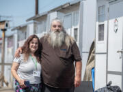 Treva and Jonathan Wittner, former residents at Hope Village, moved into housing and are now outreach workers at two of the city of Vancouver's Safe Stay villages.