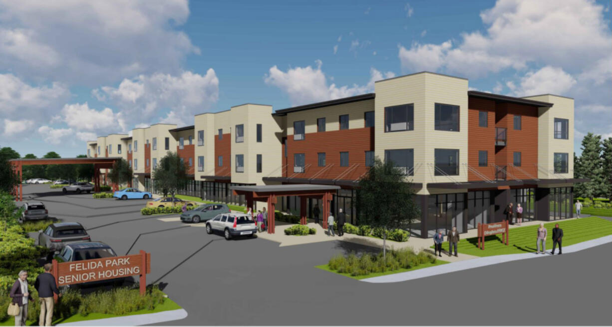 Oregon-based nonprofit Specialized Housing plans to build 65 units of low-income senior housing in Felida.