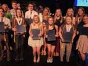 The Ridgefield Lions club recently awarded a record $41,000 in scholarships to graduating seniors.