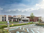 A rendering of a planned stand-alone, inpatient rehabilitation facility in Vancouver.