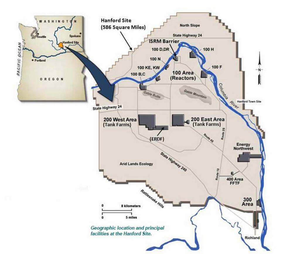 Hanford was used to produce plutonium for the nation’s nuclear weapons program during World War II and the Cold War. Environmental cleanup is underway now.