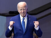President Joe Biden attends a church service at Mt.