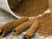 FILE - Stick and ground cinnamon is displayed for a photograph in Concord, N.H., on March 2, 2008.  U.S. health officials are warning, Wednesday, July 31, 2024, that several types of ground cinnamon sold at certain discount and specialty grocery stores are contaminated with high levels of lead.