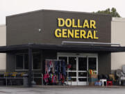 FILE - A Dollar General store is seen, Aug. 3, 2017, in Luther, Okla. Dollar General has agreed to pay a $12 million fine and to improve conditions at its thousands of retail stores nationwide to make them safer for workers, the U.S. Department of Labor said Thursday, July 11, 2024.