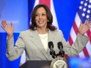 FILE - Vice President Kamala Harris speaks at an event May 1, 2024, in Jacksonville, Fla. She&rsquo;s already broken barriers, and now Harris could soon become the first Black woman to head a major party&#039;s presidential ticket after President Joe Biden&rsquo;s ended his reelection bid. The 59-year-old Harris was endorsed by Biden on Sunday, July 21, after he stepped aside amid widespread concerns about the viability of his candidacy.