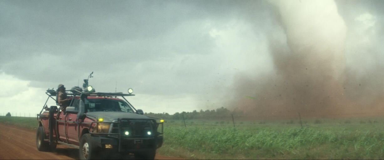 This image released by Universal Pictures shows a scene from &ldquo;Twisters.&rdquo; (Universal Pictures via AP)