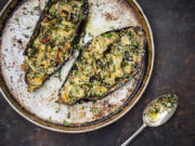 Grilled Eggplant With Sesame and Herbs (Milk Street)