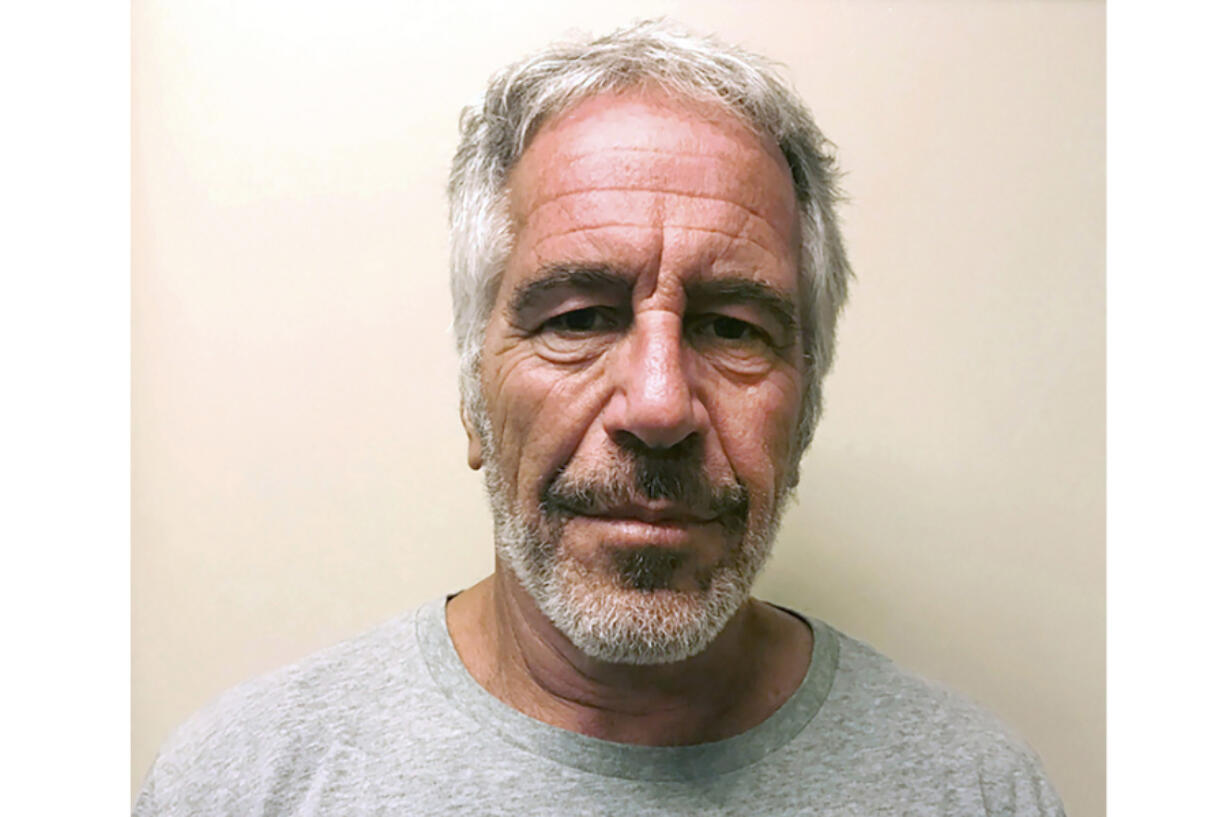 FILE - This photo provided by the New York State Sex Offender Registry shows Jeffrey Epstein, March 28, 2017. On Monday, July 1, 2024, Florida Circuit Judge Luis Delgado released the transcripts of a 2006 grand jury investigation that looked into sex trafficking and rape allegations made against Epstein.