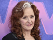 FILE - Bonnie Raitt arrives at the Billboard Women in Music Awards, March 2, 2022, at the YouTube Theater in Los Angeles. The 47th Kennedy Center class will be honored with an evening of tributes, testimonials and performances on Dec. 8 at Washington&rsquo;s John F. Kennedy Center for the Performing Arts.