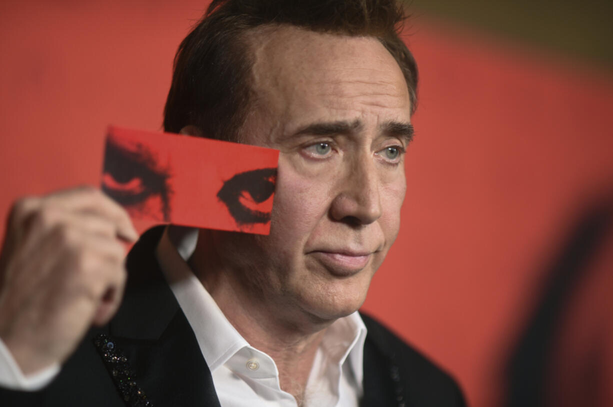 Nicolas Cage arrives July 8 at the premiere of &ldquo;Longlegs&rdquo; at the Egyptian Theatre in Los Angeles.