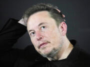 FILE - Elon Musk appears at an event, Nov. 2, 2023, in London. Musk posted to social media company X on Tuesday, July 16, 2024, that he plans on moving SpaceX from Hawthorne, Calif., to Starbase, Texas. X will move to Austin from San Francisco.